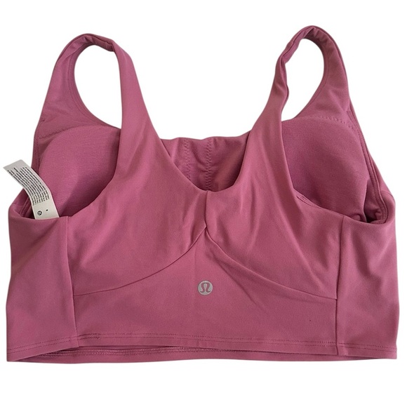 Lululemon Nulu Front-Darting Yoga Bra - Pink Blossom SZ 8 - Picture 4 of 5